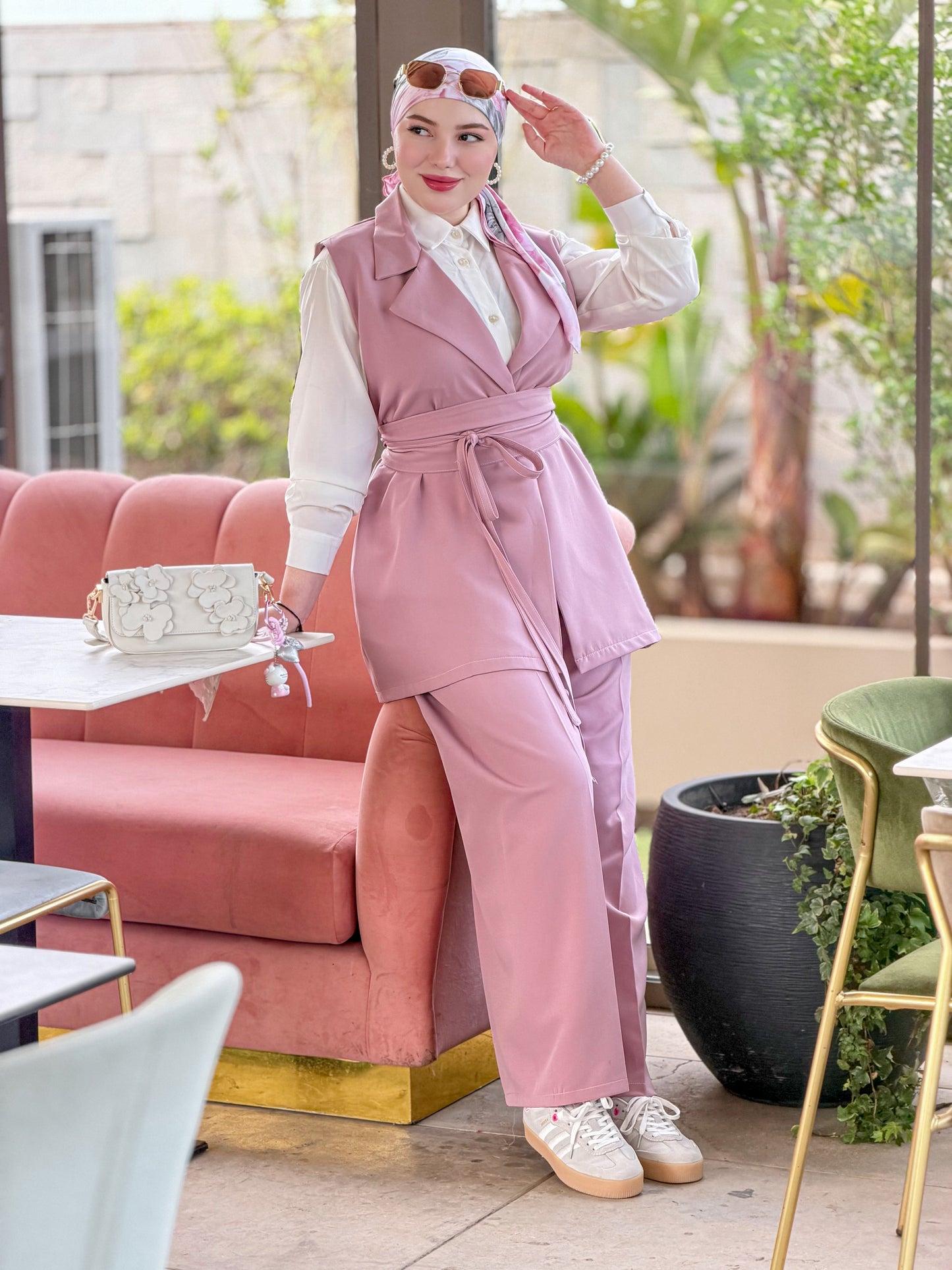 Areina ensemble avec ceinture