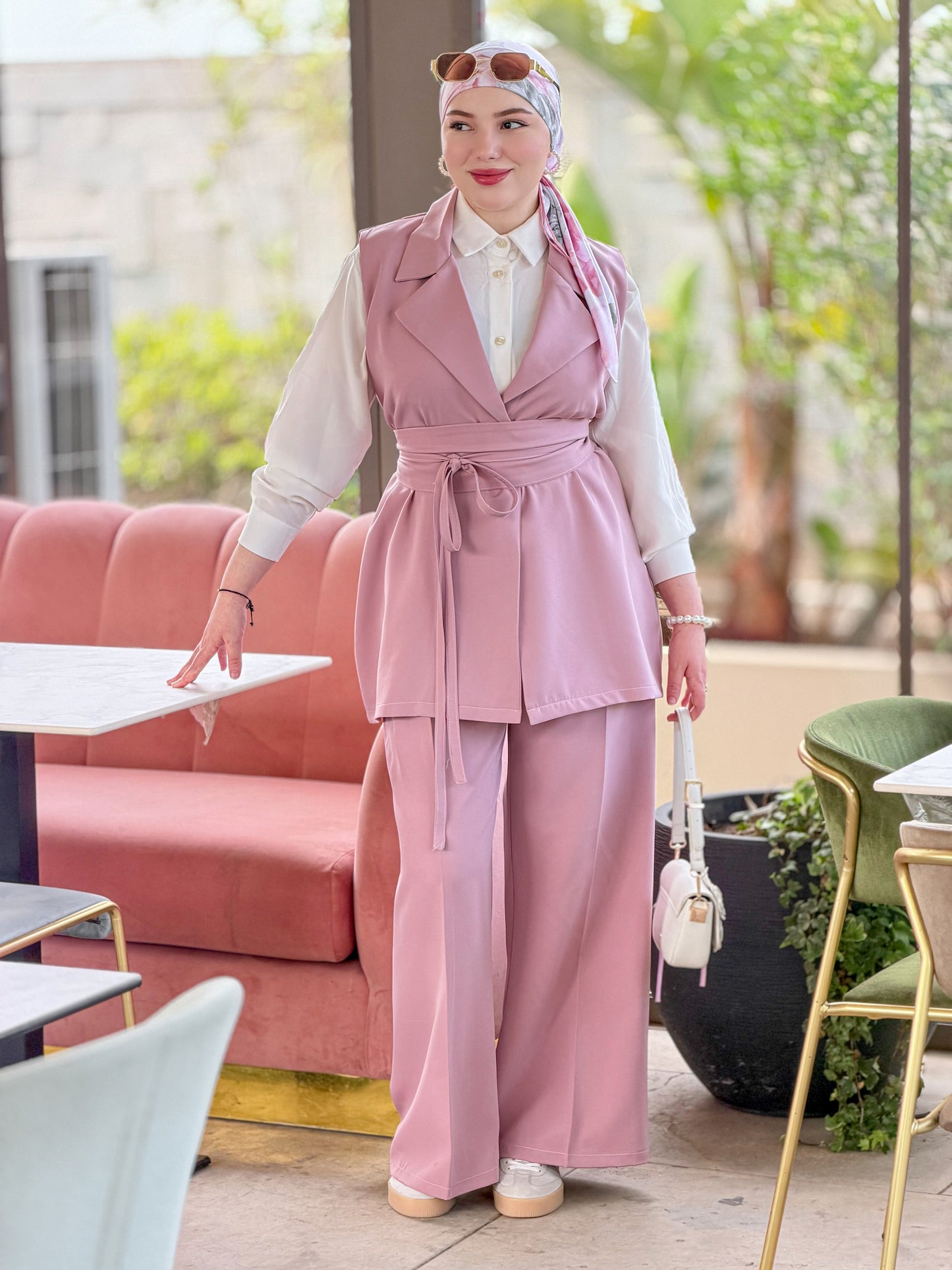 Areina ensemble avec ceinture