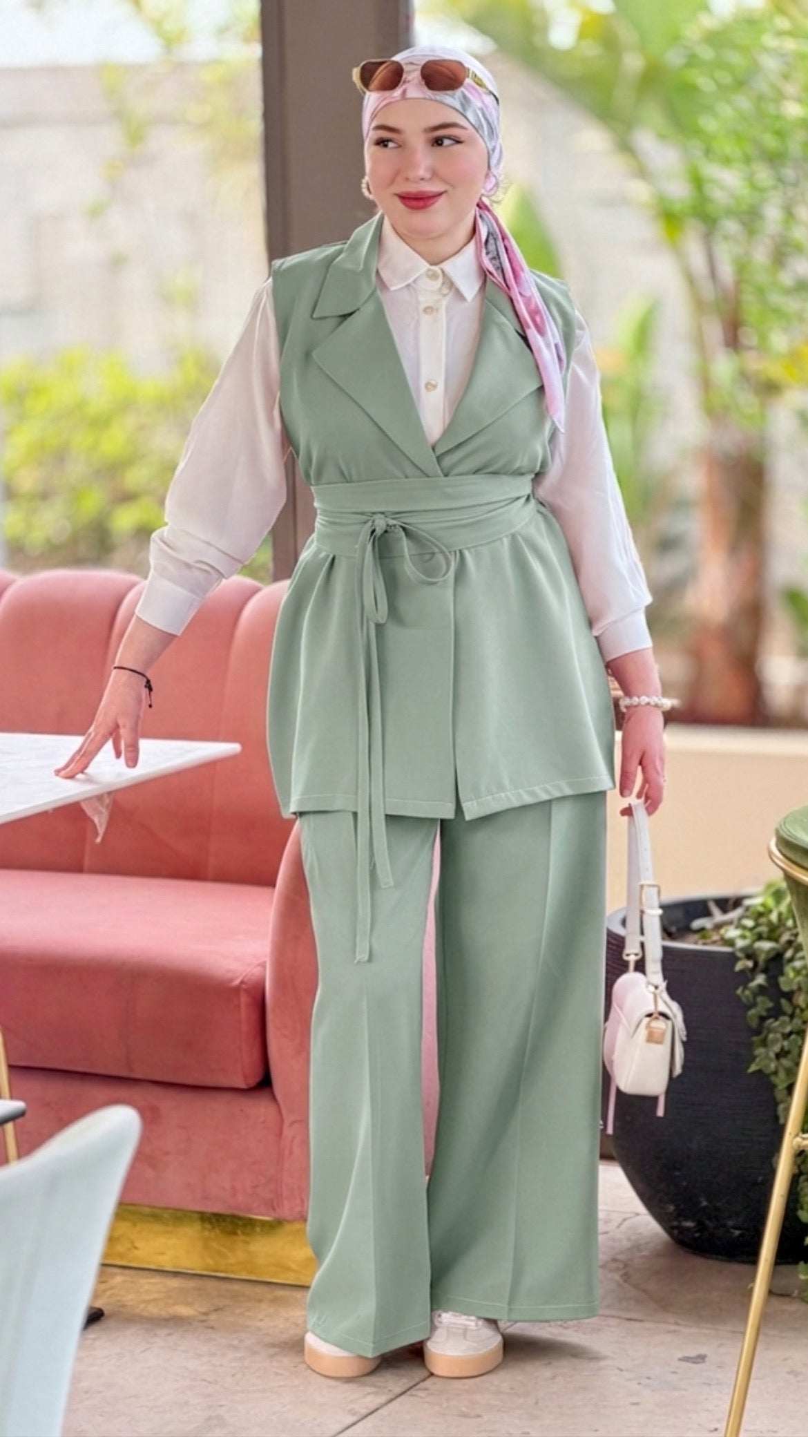 Areina ensemble avec ceinture