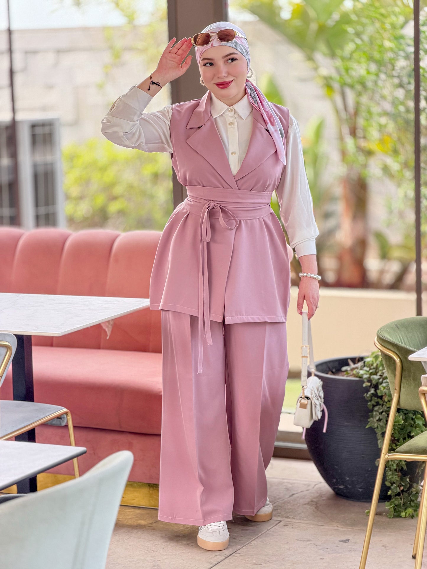 Areina ensemble avec ceinture