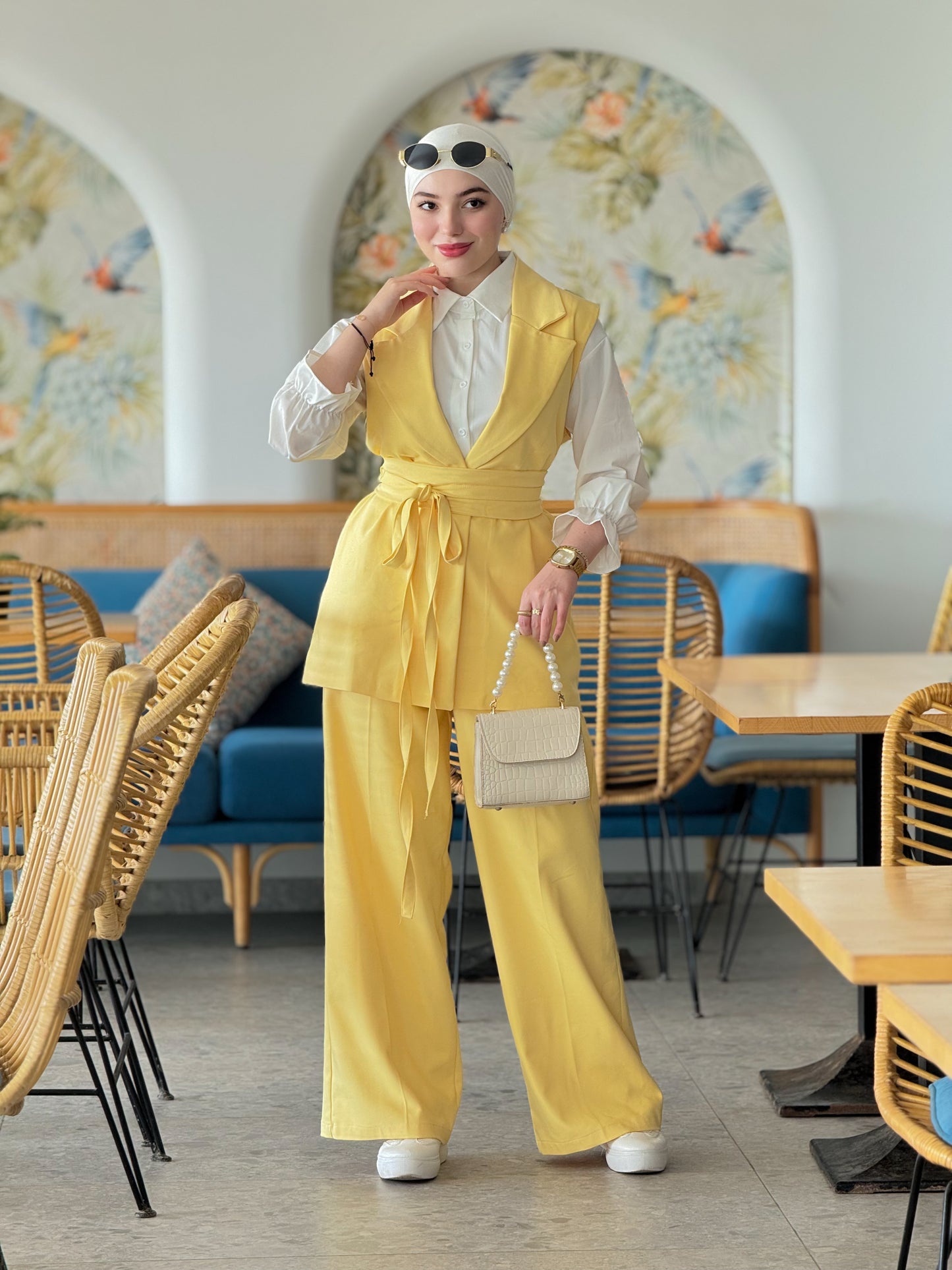 Areina ensemble avec ceinture