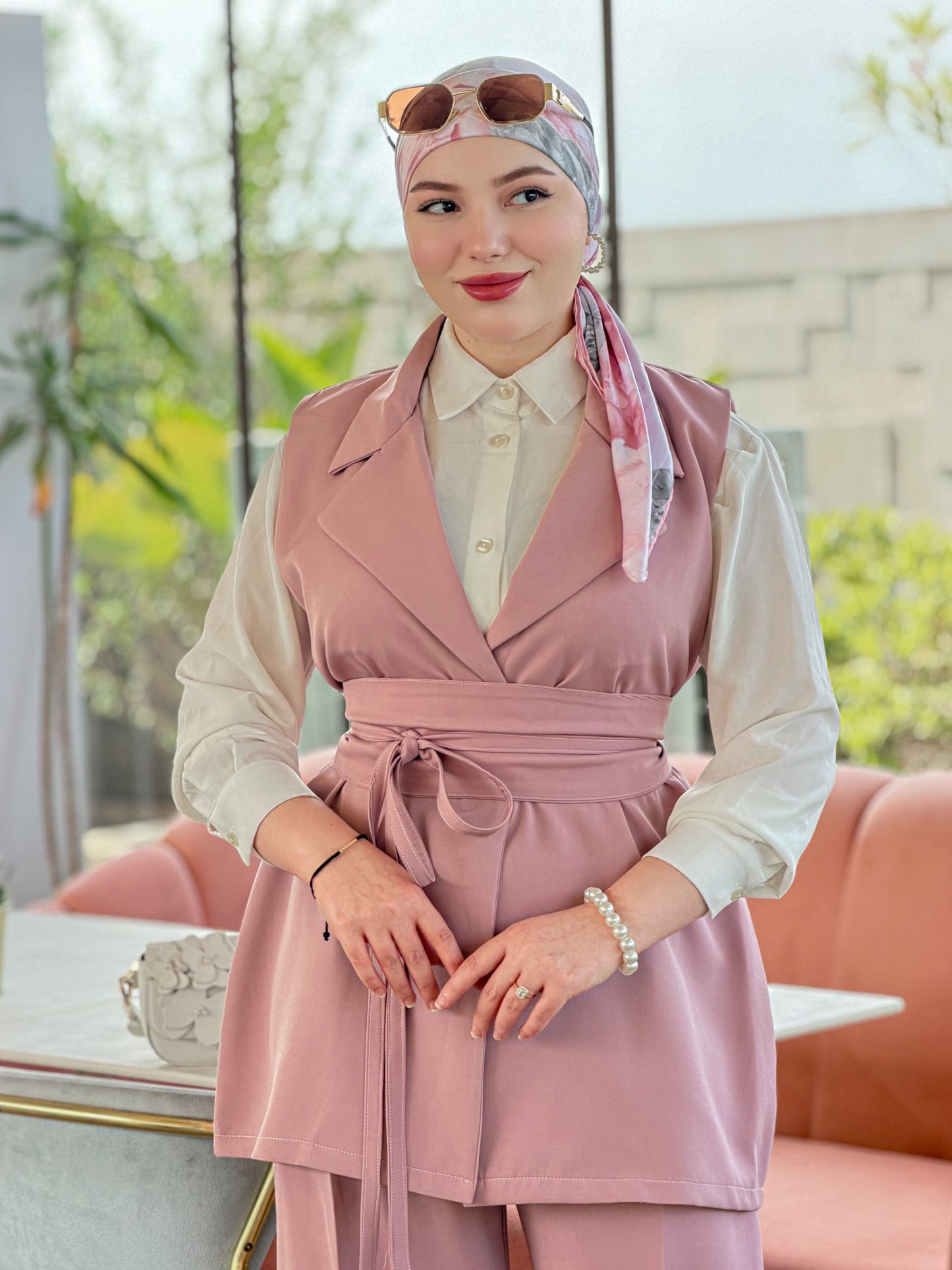 Areina ensemble avec ceinture